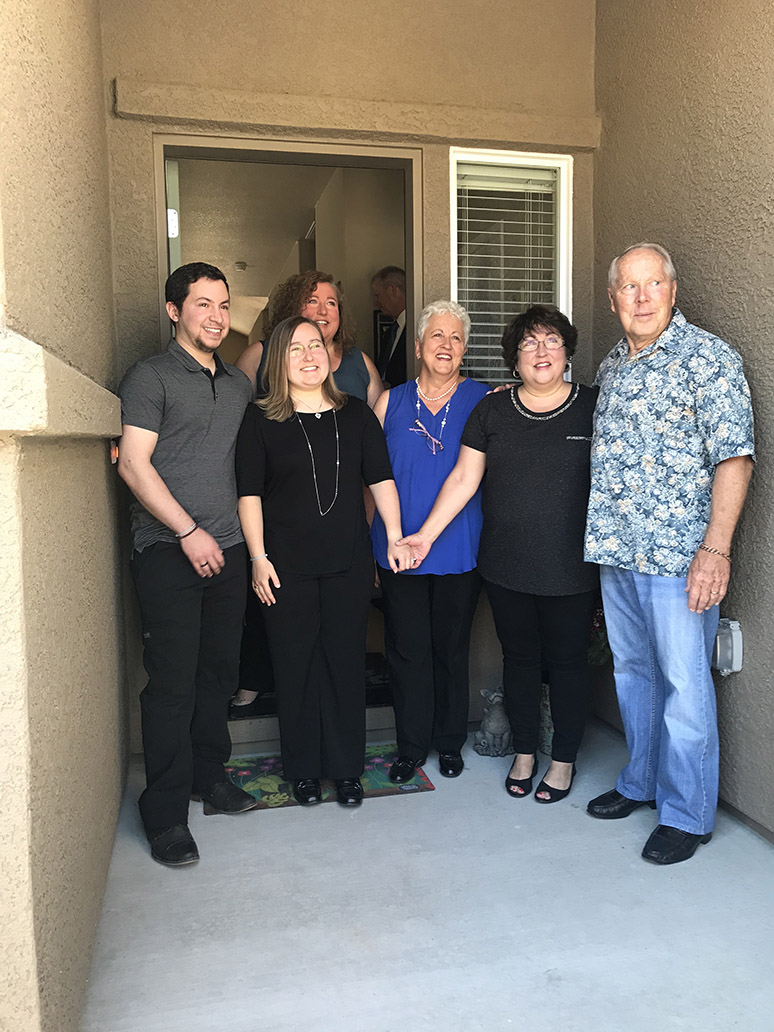 Alexandra and Raymond Rosado and their family