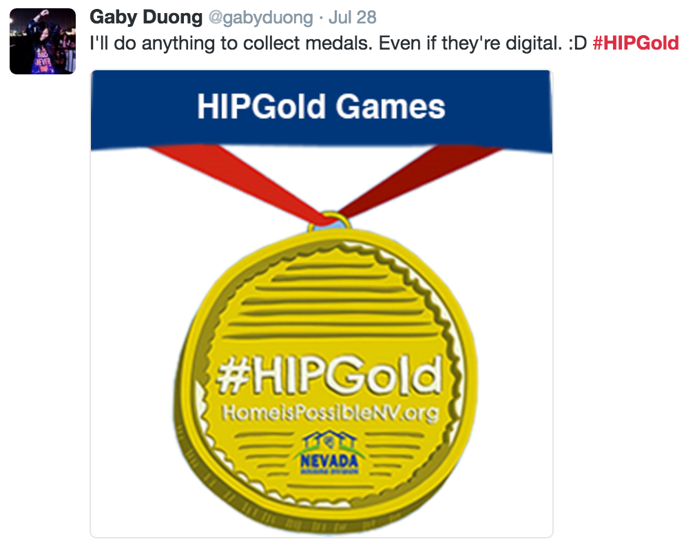 Gaby Duong #HIPGold Twitter Post