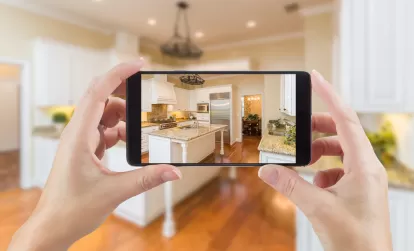 Taking real estate photos with phone