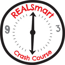 Clock face with text realsmart crash course